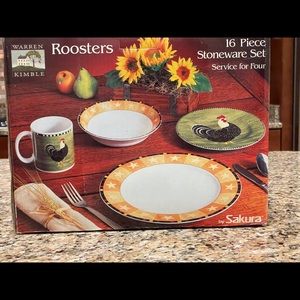 BRAND NEW DINNER SET WITH BOX and TAG